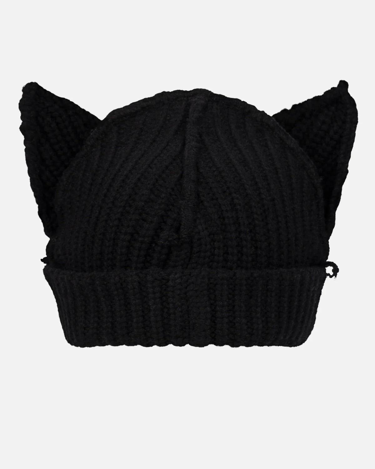 LOVERBOY BY CHARLES JEFFREY CHUNKY EARS BEANIE in BLACK / ECRU