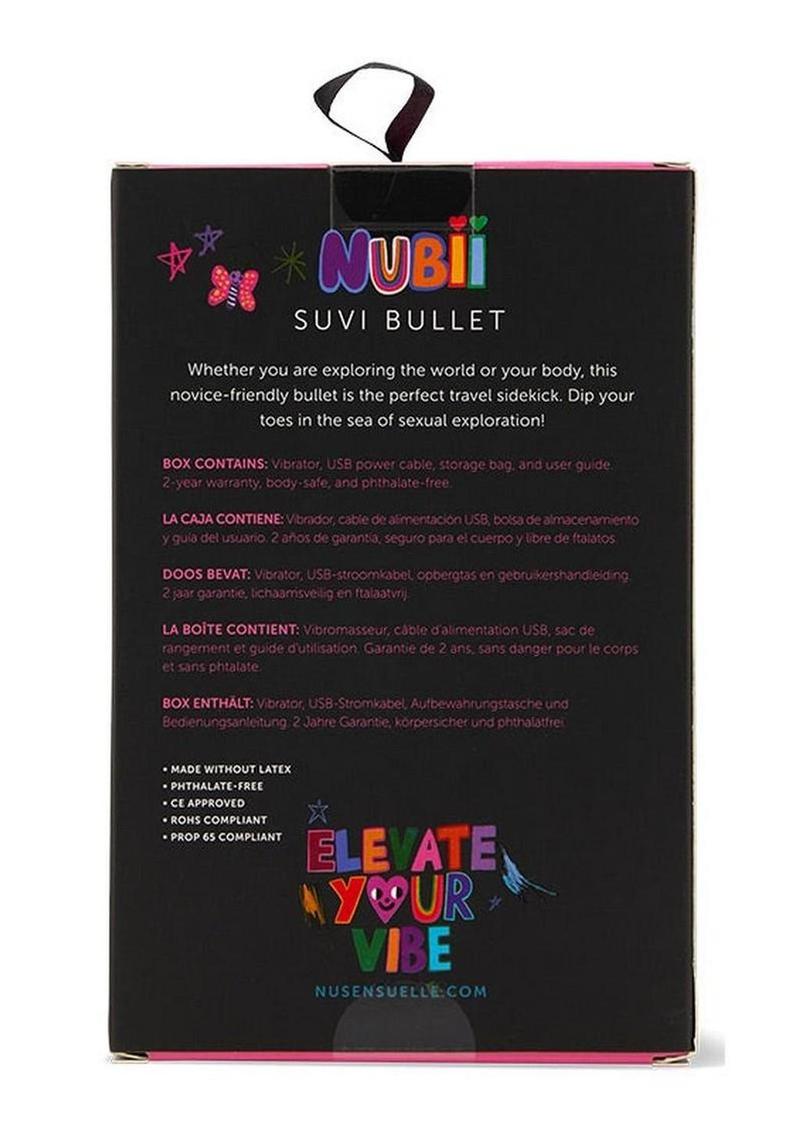 Sensuelle Nubii 15 Function Rechargeable Bullet Vibrator - Ultra Violet