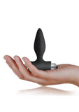 Petite Sensations Silicone Vibrating Anal Plug - Black