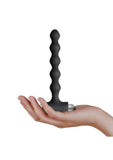 Petite Sensations Pearls Silicone Vibrating Anal Beads - Black