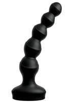 3Some Wall Banger Silicone Rechargeable Anal Beads with Remote Control - Black