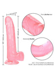 Size Queen Dildo - 8in - Pink