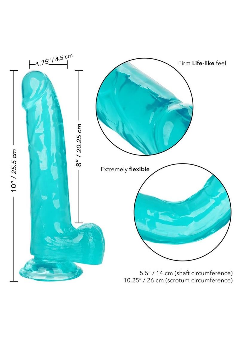 Size Queen Dildo - 8in - Blue