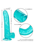 Size Queen Dildo - 8in - Blue