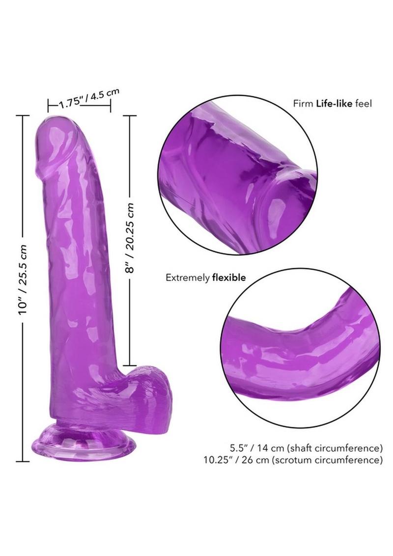 Size Queen Dildo - 8in - Purple