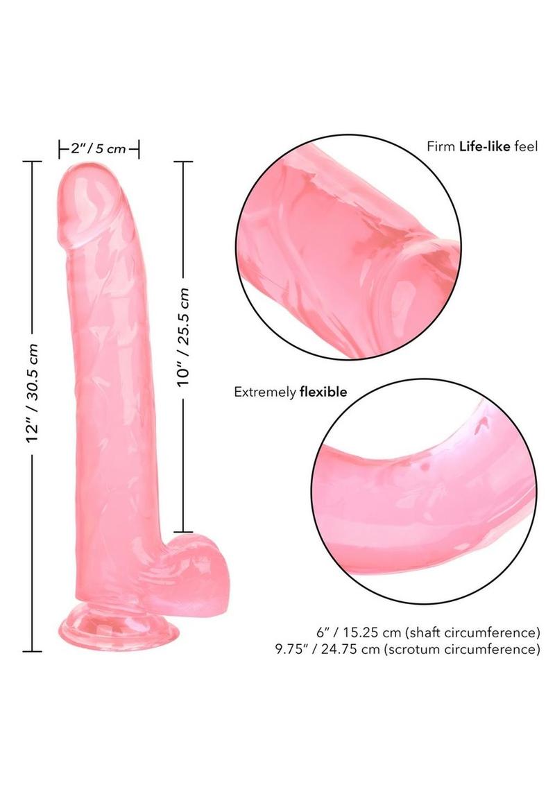Size Queen Dildo - 10in - Pink