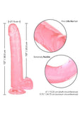 Size Queen Dildo - 10in - Pink
