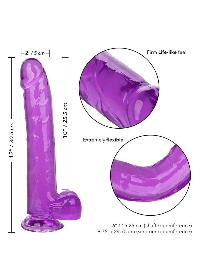 Size Queen Dildo - 10in - Purple