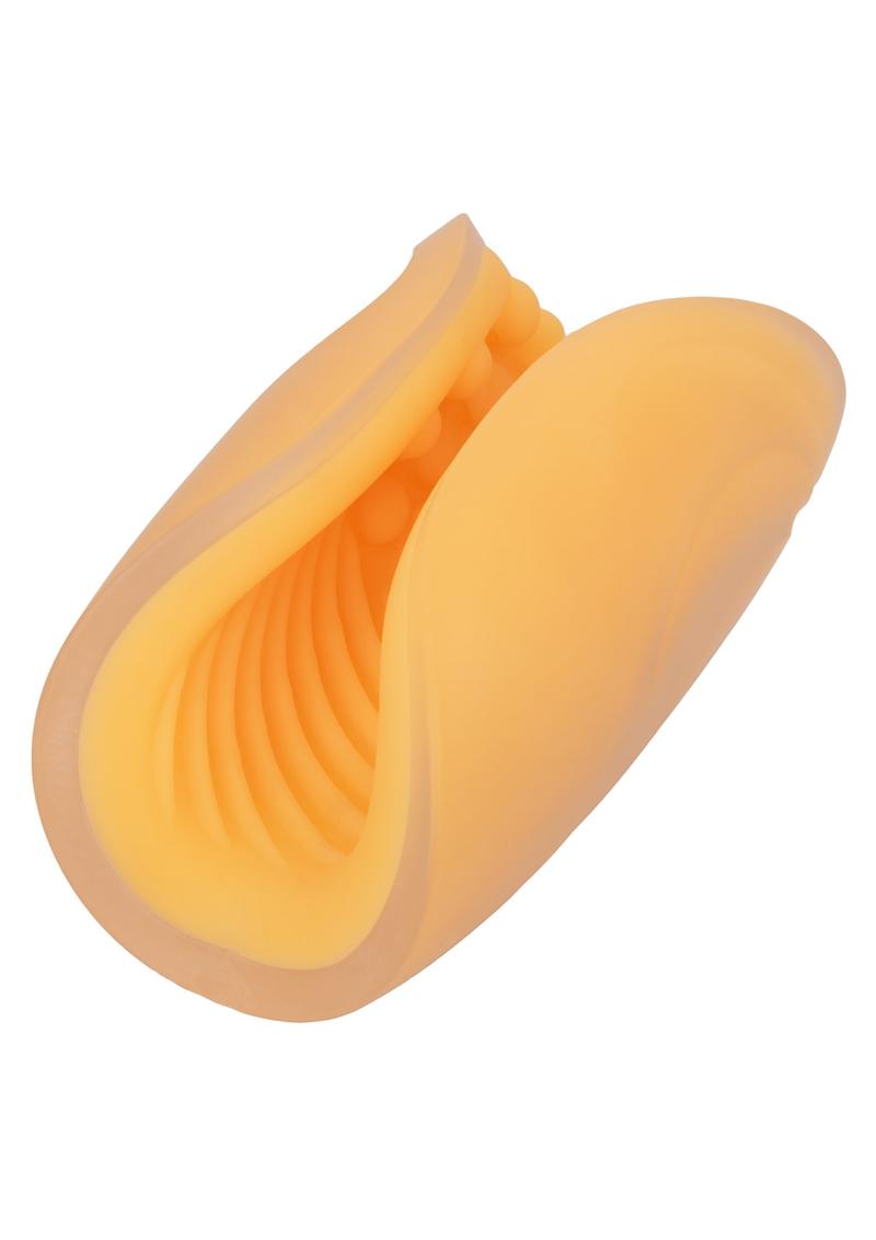 The Gripper Dual Grip Masturbator - Dual Ended - Orange