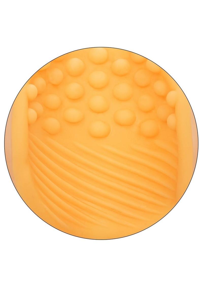 The Gripper Dual Grip Masturbator - Dual Ended - Orange