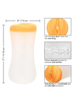 The Gripper Deep Pussy Grip Masturbator - Pussy - Orange
