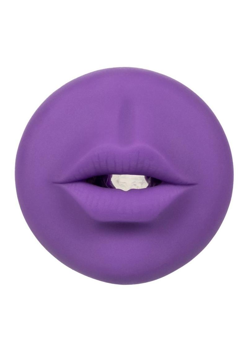 The Gripper Deep Throat Grip Masturbator - Mouth - Purple/Frost