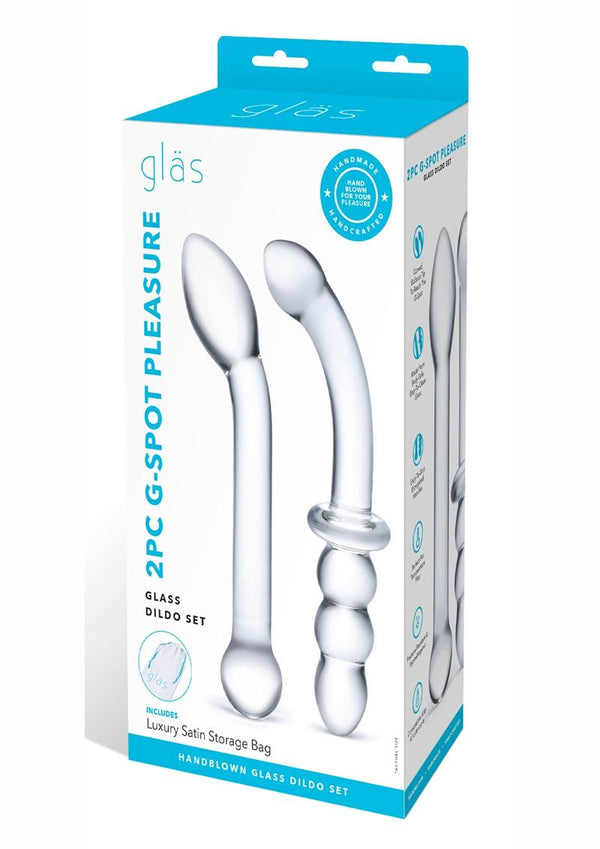 Gläs P-Spot Pleasure Dildo Set (2 Piece)