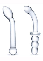 Gläs P-Spot Pleasure Dildo Set (2 Piece)
