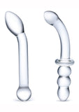 Gläs P-Spot Pleasure Dildo Set (2 Piece)