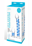 Gläs Swirly Dildo & Buttplug Set (2 Piece)