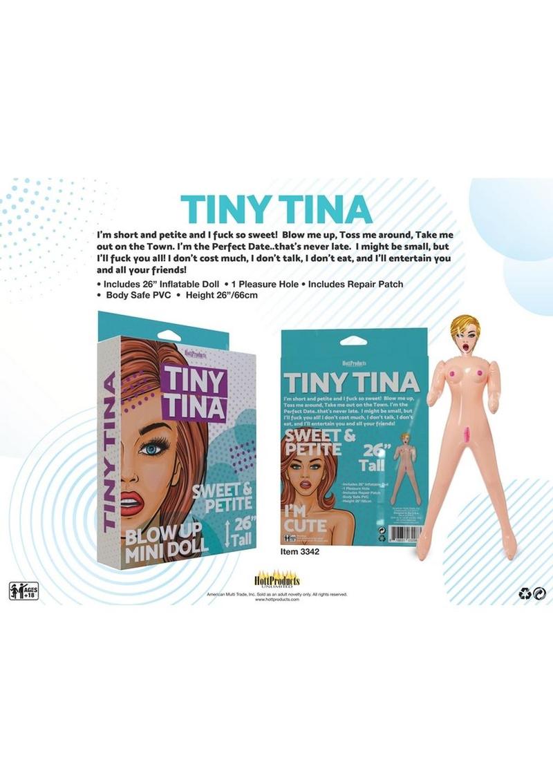 Tiny Tina Blow-Up Doll 2.2ft - Vanilla