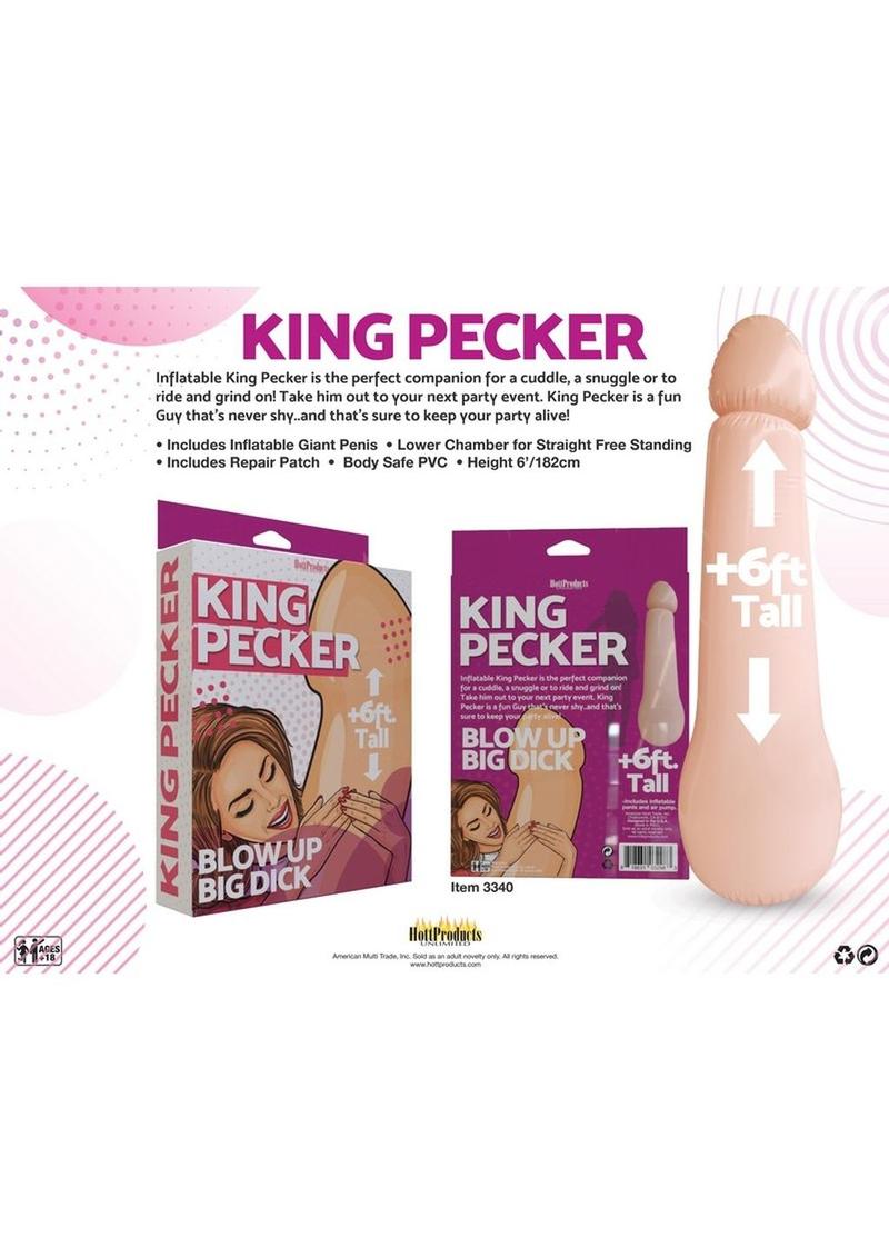 King Pecker Inflatable 5ft - Vanilla