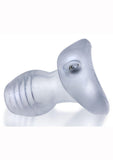 Glowhole 1 Light Up Hollow Butt Plug - Small - Cool Ice