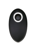 Backdoor Banger Silicone Rechargeable Anal Vibrator with Remote Control - Black