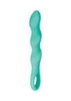 Triple Teaser Silicone Rechargeable Triple Motor Vibrator - Aqua