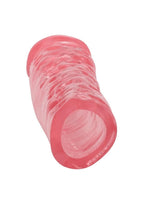 Puregel Textured Pleasure Penis Sleeve - Pink