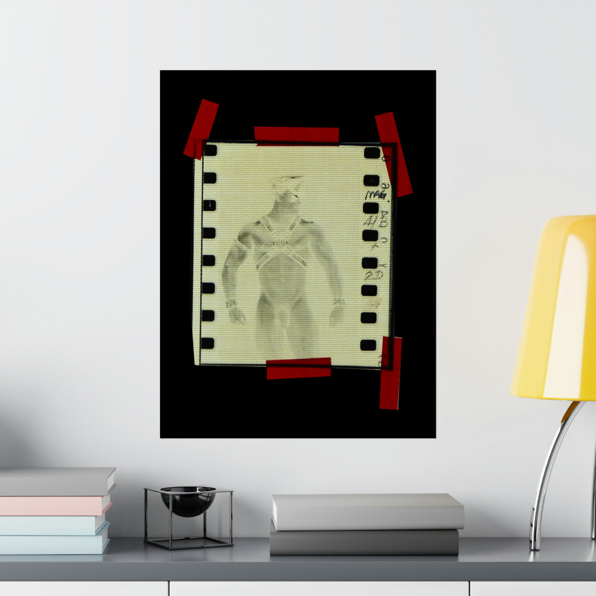90S VINTAGE GAY PORN TRANSPARENCY Matte Vertical Poster #16