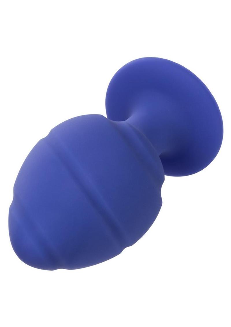 Cheeky Silicone Textured Anal Plugs Large/Small (Set of 2) - Purple