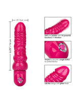 Naughty Bits Lady Boner Bendable Personal Vibrator 6.25in - Pink