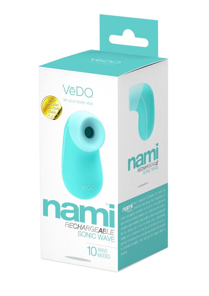 VeDO Nami Rechargeable Sonic Clitoral Vibrator - Turquoise