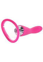 Inya Silicone Rechargeable Pump and Vibrator - Pink