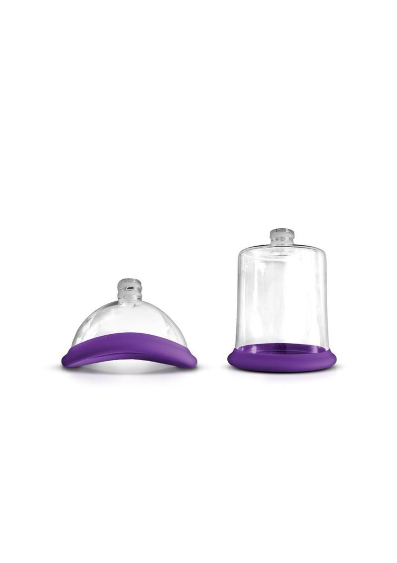 Inya Silicone Rechargeable Pump and Vibrator - Purple