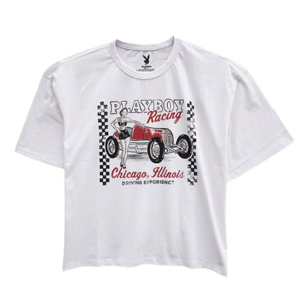 PLAYBOY Racing Chicago Boxy Tee