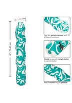 Naughty Bits Squiggle Dick Vibrator - Multicolor