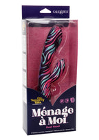 Naughty Bits Menage A Moi Silicone Rechargeable Rabbit Vibrator - Multicolor