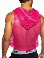 BIKE Hooded Sleeveless Practice Jersey - Hot Pink