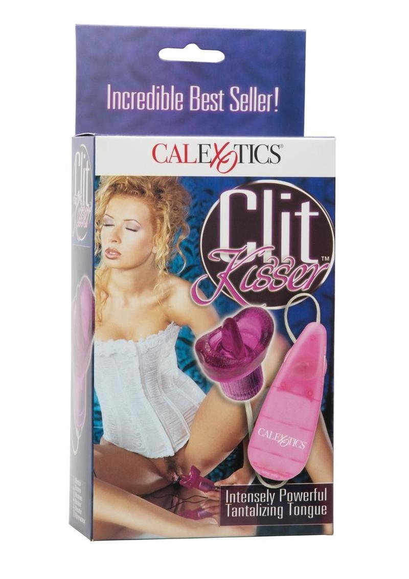 Clit Kisser Tantalizing Tongue with Removable Bullet and Wired Remote Control - Purple