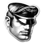 Kake Headshot By Tom of Finland - Die-Cut Sticker