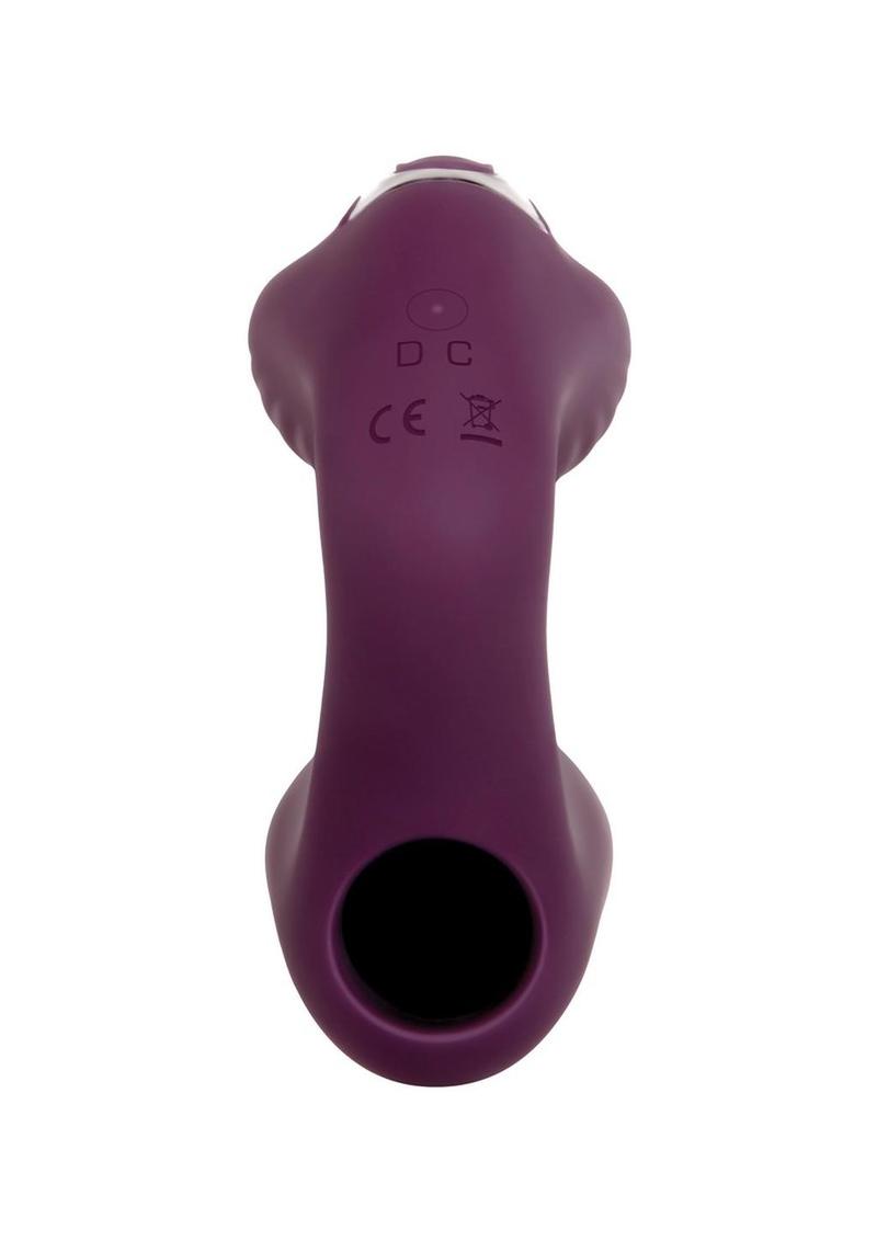 Helping Hand Silicone Rechargeable Finger Vibrator - Purple