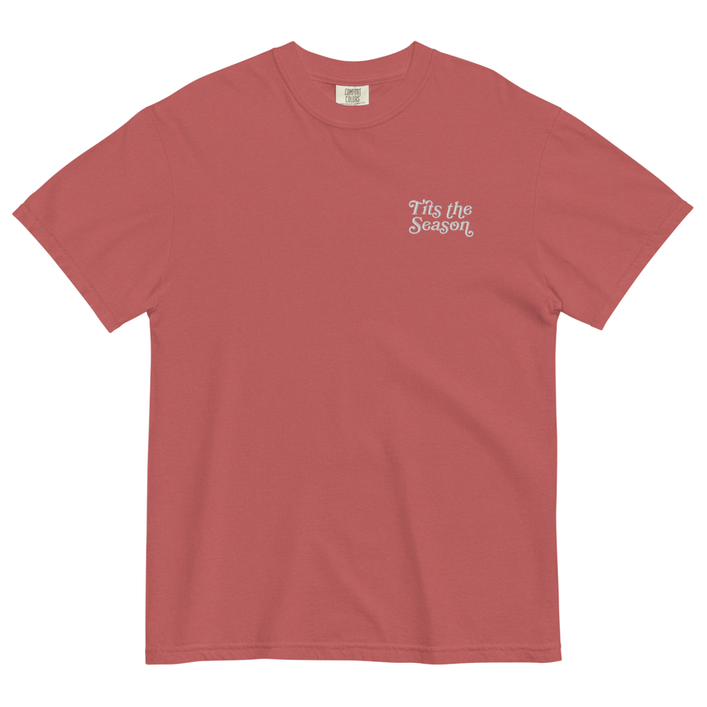 Tits the Season Embroidered Shirt