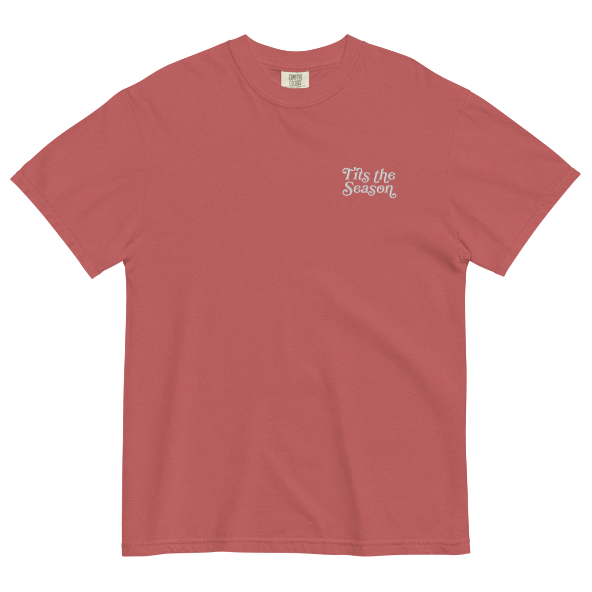 Tits the Season Embroidered Shirt