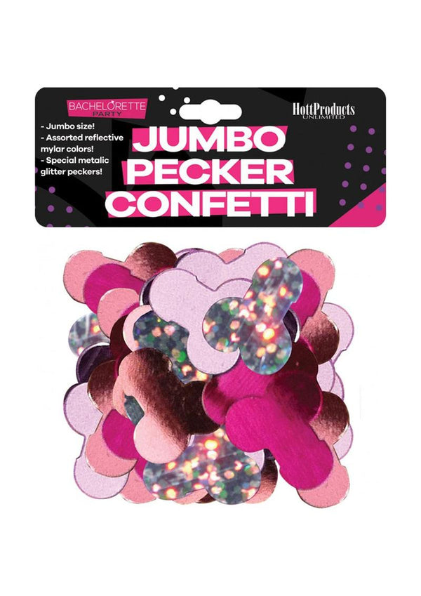Mylar Party Pecker Confetti Jumbo - Multicolor