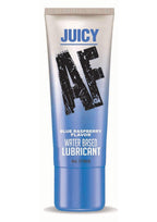 Juicy AF Water Based Flavored Lubricant 4oz - Blue Raspberry