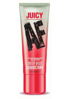 Juicy AF Water Based Flavored Lubricant 4oz - Strawberry