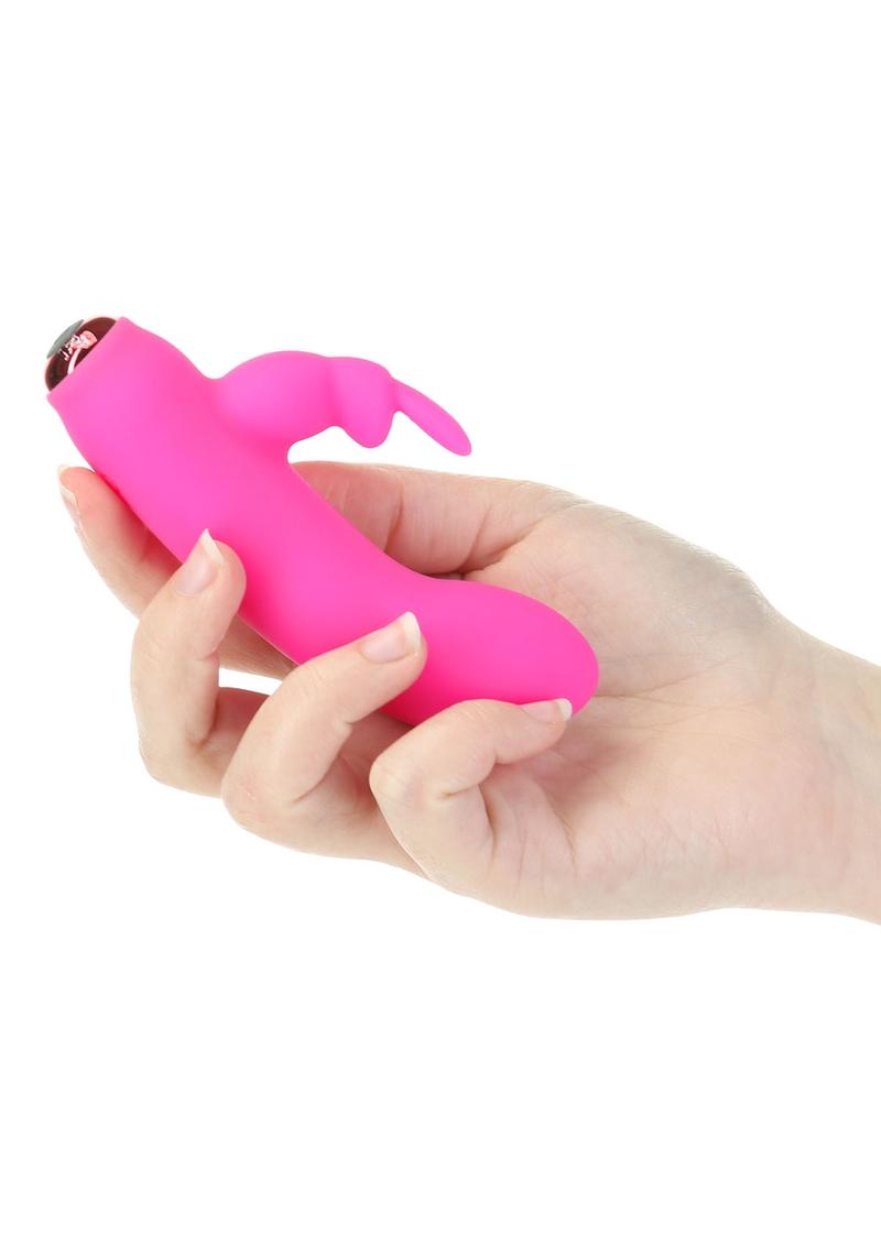 PowerBullet Alice's Bunny Rechargeable Silicone Rabbit - Pink