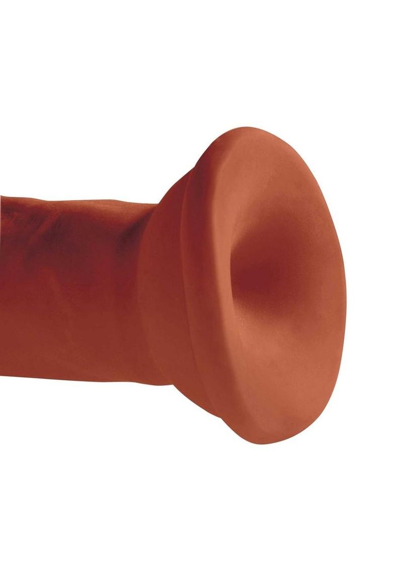 King Cock Plus Triple Density Dildo 6in - Chocolate