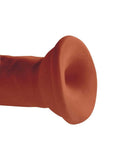 King Cock Plus Triple Density Dildo 6in - Chocolate