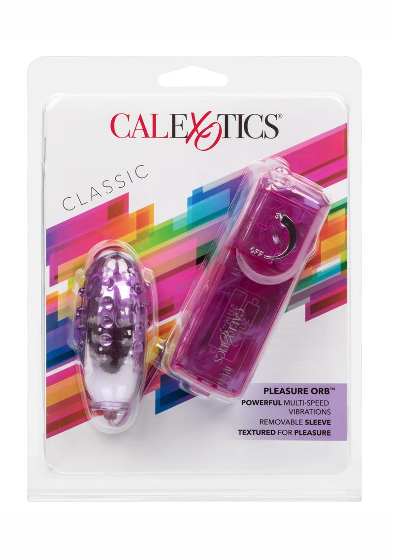 Pleasure Orb Egg with Wired Remote Control - Purple