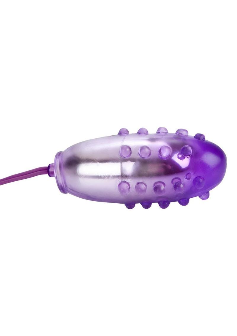 Pleasure Orb Egg with Wired Remote Control - Purple
