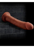 King Cock Plus Triple Density Dildo 8in - Chocolate